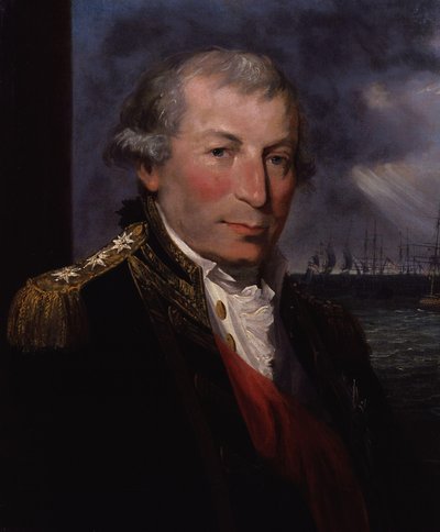 Ritratto di John Jervis, c.1795 da Lemuel Francis Abbott